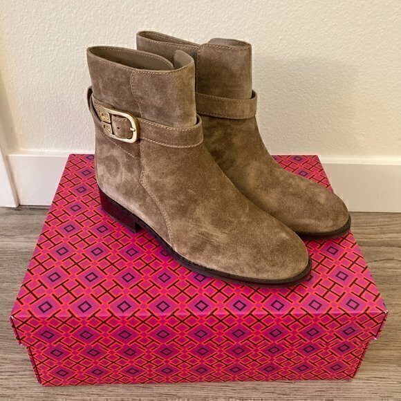 Tory Burch Shoes - Tory Burch Brooke Ankle Suede Boot Size 6 NEW